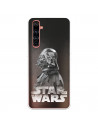 Funda para Realme X50 Pro Oficial de Star Wars Darth Vader Fondo negro - Star Wars