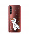 Funda para Realme X50 Pro Oficial de Disney Olaf Transparente - Frozen