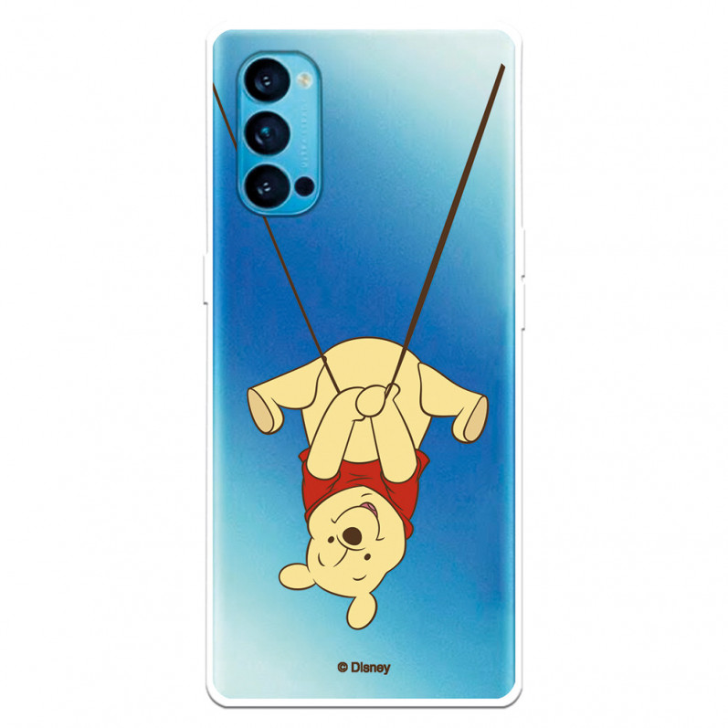 Funda para Oppo Reno 4 Oficial de Disney Winnie  Columpio - Winnie The Pooh