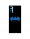 Funda para Oppo Reno 4 Oficial de DC Comics Batman Logo Transparente - DC Comics