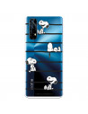 Funda para Realme 7 Oficial de Peanuts Snoopy rayas - Snoopy