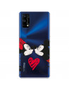 Funda para Realme 7 Pro Oficial de Disney Mickey y Minnie Beso - Clásicos Disney