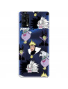 Funda para Realme 7 Pro Oficial de Disney Villanas Patrón - Villanas Disney