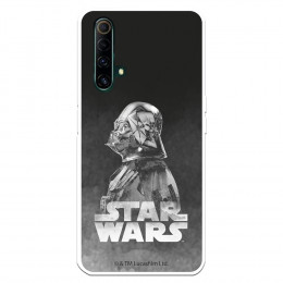 Funda para Realme X50 Oficial de Star Wars Darth Vader Fondo negro - Star Wars