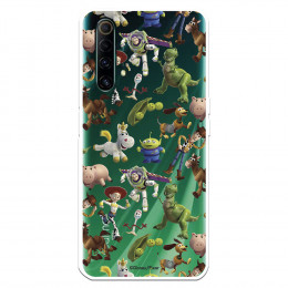 Funda para Realme X50 Oficial de Disney Muñecos Toy Story Siluetas - Toy Story