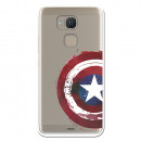 Carcasa Oficial Escudo Capitan America para Bq Aquaris V Plus- La Casa de las Carcasas