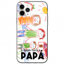 Personalized Father's Day Cell Phone Case - Letters In Black