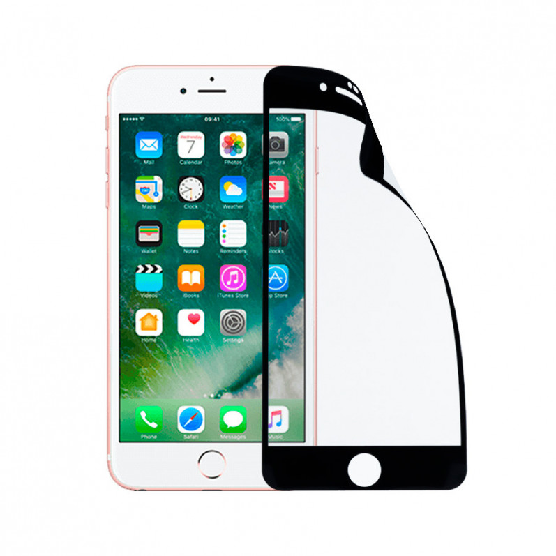 Shatterproof Full Black Tempered Glass for iPhone 7 Plus