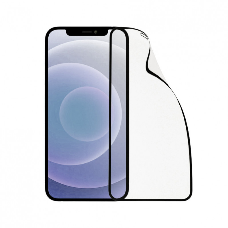 Shatterproof Full Black Tempered Glass for iPhone 11 Pro .