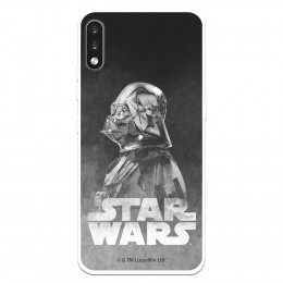 Funda para LG K22 Oficial de Star Wars Darth Vader Fondo negro - Star Wars