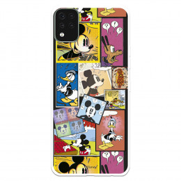 Funda para LG K42 Oficial de Disney Mickey Comic - Clásicos Disney