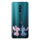 Funda para Oppo Reno 10 X Zoom Oficial de Disney Angel & Stitch Beso - Lilo & Stitch