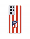 Atlético de Madrid Red and White Crest Samsung Galaxy S21 Ultra Case - Official Atlético de Madrid License