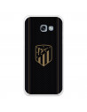 Atlético de Madrid Case for Samsung Galaxy A5 2017 Gold Crest Black Background - Official Atlético de Madrid License