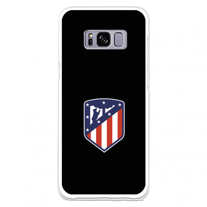 Atlético de Madrid Crest Black Background Samsung Galaxy S8 Case - Official Atlético de Madrid License