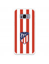 Atlético de Madrid Red and White Crest Samsung Galaxy S8 Case - Official Atlético de Madrid License