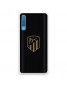 Atlético de Madrid Case for Samsung Galaxy A7 2018 Gold Crest Black Background - Official Licensed Atlético de Madrid