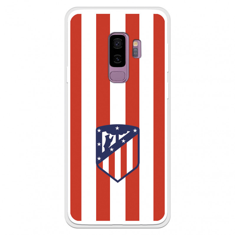 Atlético de Madrid Red and White Crest Samsung Galaxy S9 Plus Case - Official Atlético de Madrid License