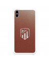 Atlético de Madrid iPhone XS Max Case Silver Crest Background - Atlético de Madrid Official License