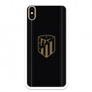 Atlético de Madrid iPhone XS Max Case Gold Crest Black Background - Official Atlético de Madrid License