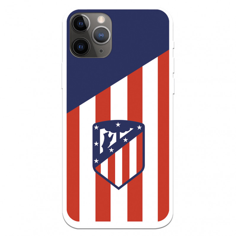 Atlético de Madrid Crest iPhone 11 Pro Case Atlético de Madrid Background - Official Licensed Atlético de Madrid