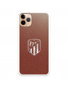 Atlético de Madrid iPhone 11 Pro Max Case Silver Crest Background - Atlético de Madrid Official License