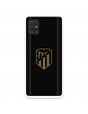 Atlético de Madrid Case for Samsung Galaxy A51 Gold Crest Black Background - Official Licensed Atlético de Madrid