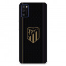 Atlético de Madrid Case for Samsung Galaxy A41 Gold Crest Black Background - Official Licensed Atlético de Madrid