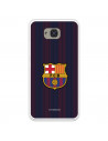 FC Barcelona Bq Aquaris U2 Case Blaugrana Lines - FC Barcelona Official License