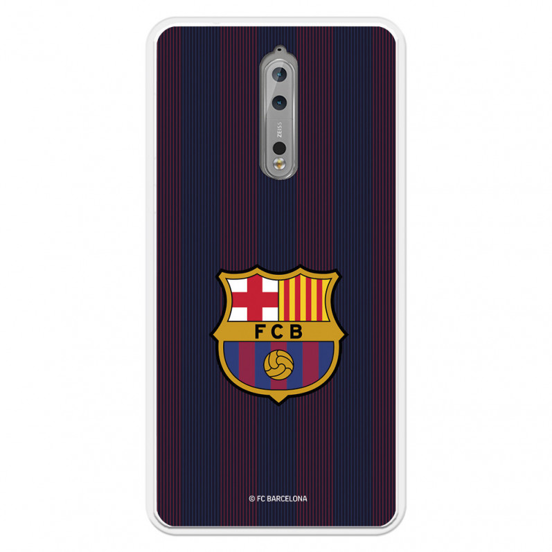 FC Barcelona Nokia 8 Case Blaugrana Lines - FC Barcelona Official License