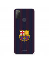 Funda para Alcatel 1S 2021 del Barcelona Rayas Blaugrana - Licencia Oficial FC Barcelona