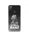 Funda para Alcatel 1S 2021 Oficial de Star Wars Darth Vader Fondo negro - Star Wars