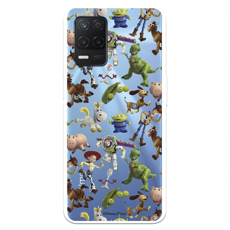 Funda para Realme 8 5G Oficial de Disney Muñecos Toy Story Siluetas - Toy Story