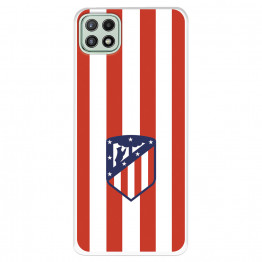 Funda para Samsung Galaxy A22 5G del Atleti Escudo Rojiblanco - Licencia Oficial Atlético de Madrid