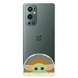 Funda para OnePlus 9 Pro Oficial de Star Wars Baby Yoda Sonrisas - The Mandalorian