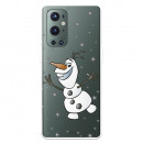 Funda para OnePlus 9 Pro Oficial de Disney Olaf Transparente - Frozen