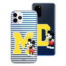 Personalized Disney mobile phone case with your Initials Design Mickey Lines - Official Disney License