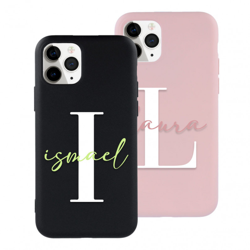 Ultra Soft Case with Initial with your Name in Horizontal - Limited Edition